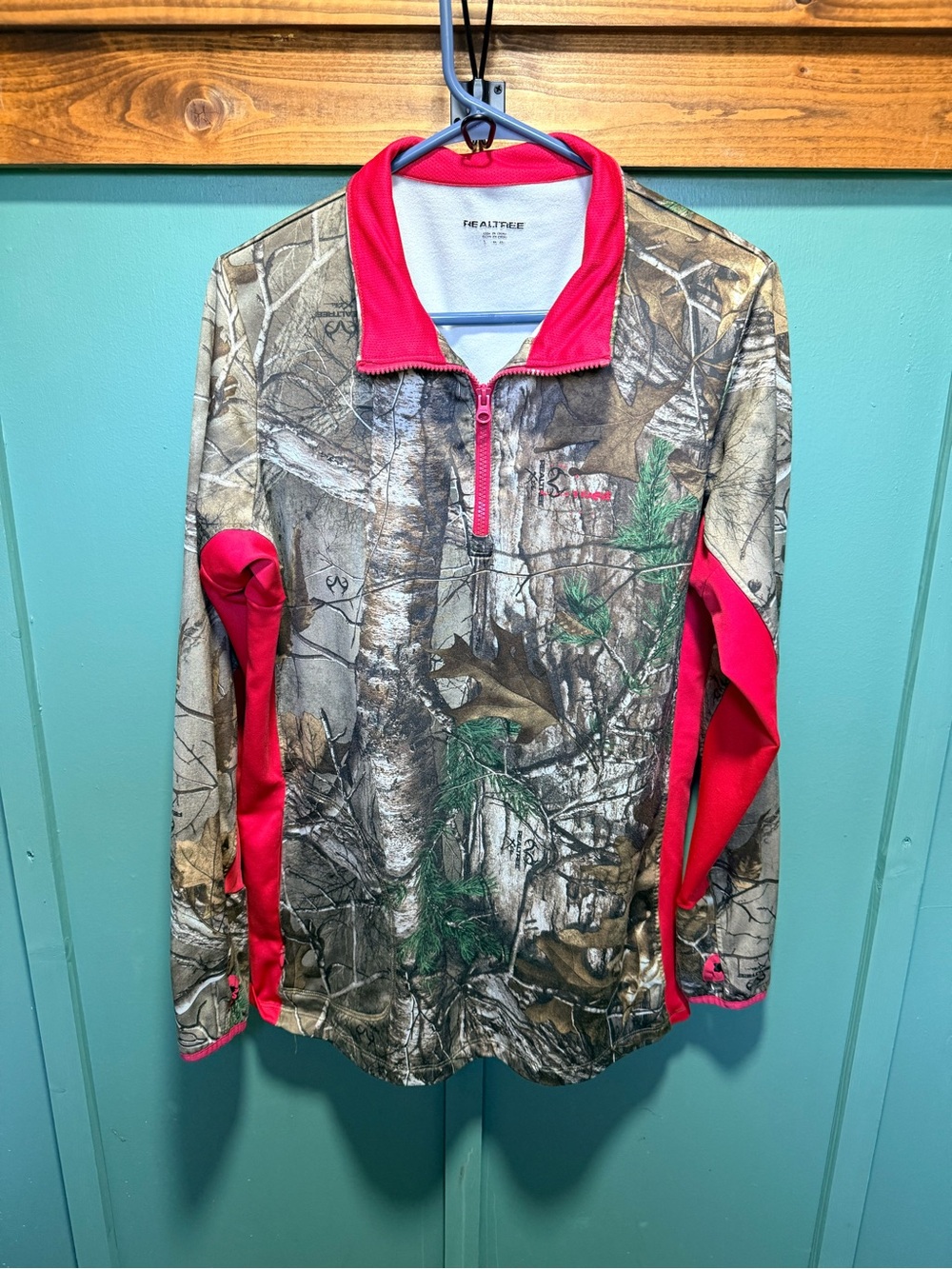 Realtree Camo Pullover with Pink Accents
